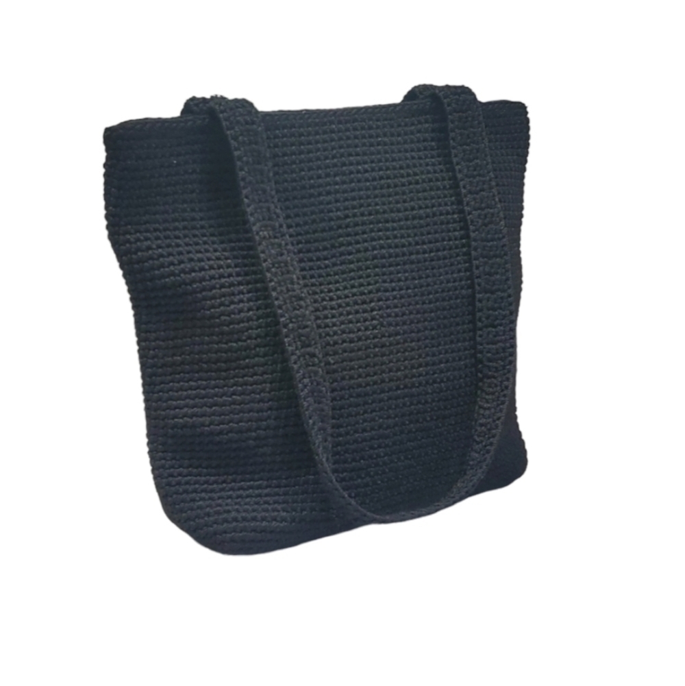 The Sak Black Womens Tote Handbag